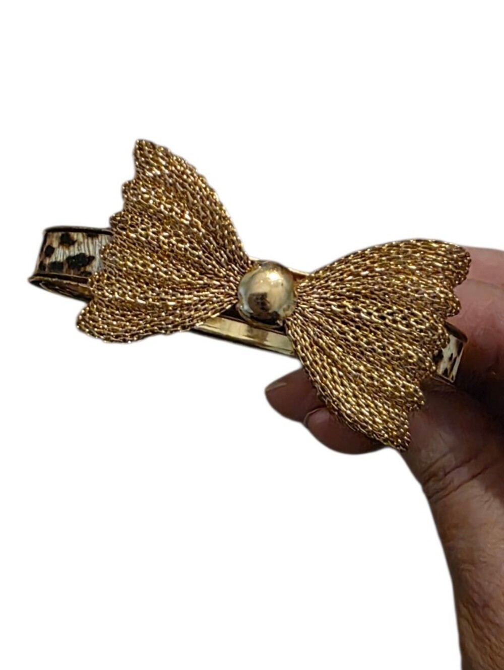 Gold Bow Chain Bracelet for Women - Elegant Gold-Tone Bracelet